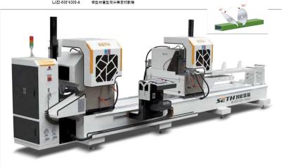 Máquina de corte de precisão de duas cabeças CNC