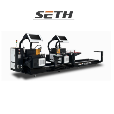 serra de esquadria dupla CNC