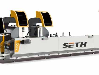 Máquinas para fabricação de janelas, máquinas para fabricação de fachadas cortina de alumínio, máquinas para fabricação de portas e janelas